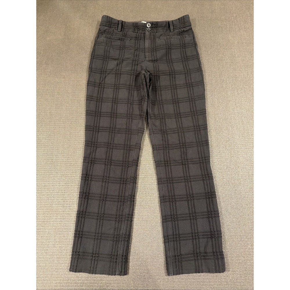 The Essential Slim Black Pants by Anthropologie Textured Black Size 2